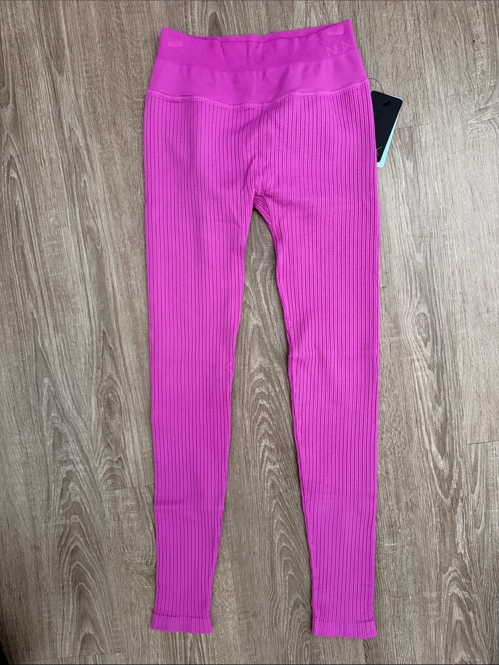 NUX  3x 2 Ribbed Leggings Pink